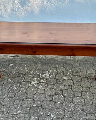 Tavolo in legno massello stile rustico arte povera