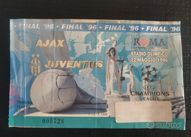 Biglietto Finale Ajax Juventus 1996