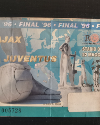 Biglietto Finale Ajax Juventus 1996