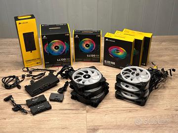 7x Corsair FAN - iCue (QL120 - LL120 - Commander)