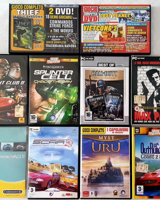 Giochi per PC originali e perfetti in italiano