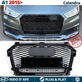 CALANDRA Audi A1 8X 2015> Griglia Nera NIDO D' APE