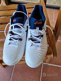 Asics Gel Resolution 9 Claywhite tennisterra rossa