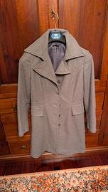 Cappotto donna Sisley grigio melange taglia L