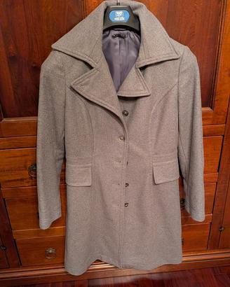 Cappotto donna Sisley grigio melange taglia L
