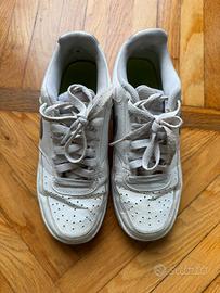 Nike Air Force 1 Bianche e argento