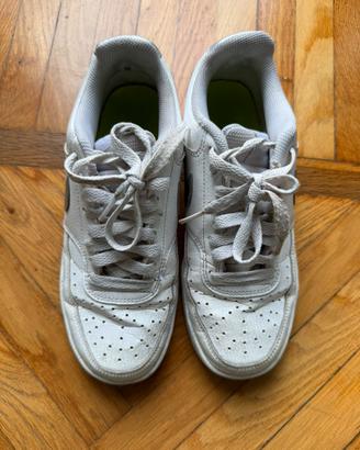 Nike Air Force 1 Bianche e argento