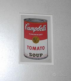 Andy Warhol: invito mostra con quadretto