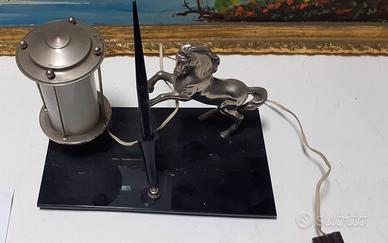 Set da scrivania con lampada anni 50