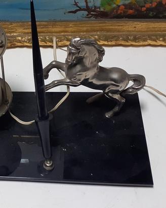 Set da scrivania con lampada anni 50