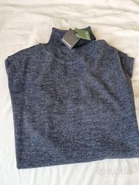 Maglioncino grigio a lupetto nuovo tg M da49 a18 €