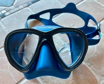 Maschera sub Cressi Quantum con lenti +3