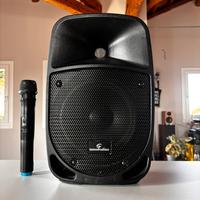 Cassa con microfono