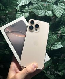 Apple iPhone 16 Pro Max 256GB SABBIA BATT.84%