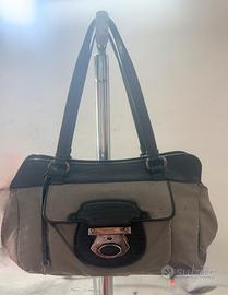 Borsa in tela tod’s cin rifiniture in pelke