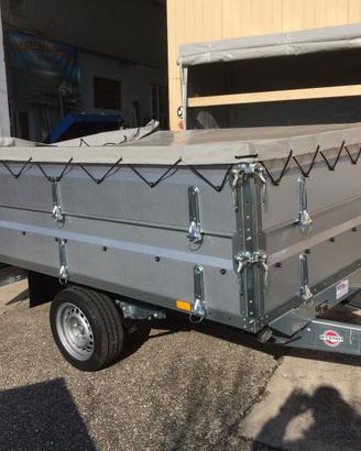 Carrello rimorchio 250x153 cm da 850 a 1300 kg