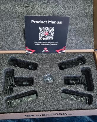 Kit 6 palette Asetek versione in carbonio forgiato