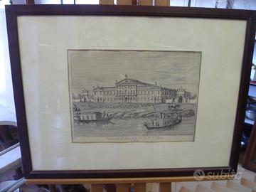 Quadro stampa villa Pisani Strà (VE) CM. 61 x 46 v