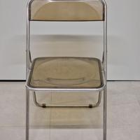 Sedia pieghevole vintage trasparente stile Pila