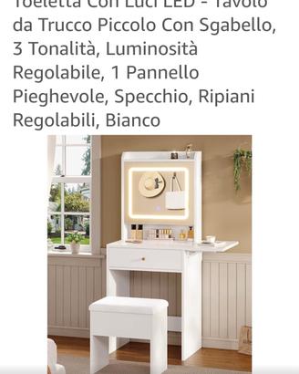 Toeletta da trucco