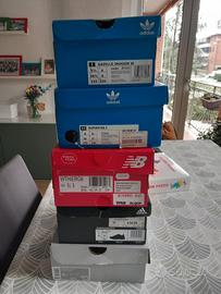 Scatole scarpe nike adidas new balance
