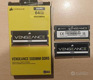 Ram ddr5 64gb sodimm Vengeance Corsair