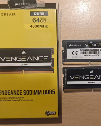 Ram ddr5 64gb sodimm Vengeance Corsair