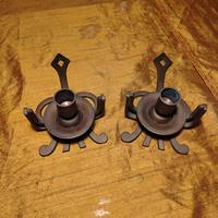 Coppia candelieri ottone