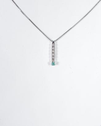 Collana con smeraldo e diamanti