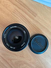 Vivitar 28 mm lente fotografica