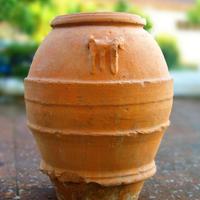 Orcio Toscano Antico in Terracotta H. 95 cm.