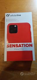 Cover iPhone 11 Pro Cellularline Sensation Red