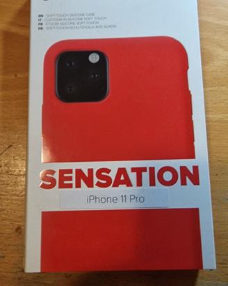 Cover iPhone 11 Pro Cellularline Sensation Red