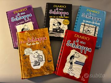 N.  5 volumi Diario di una Schiappa come nuovi