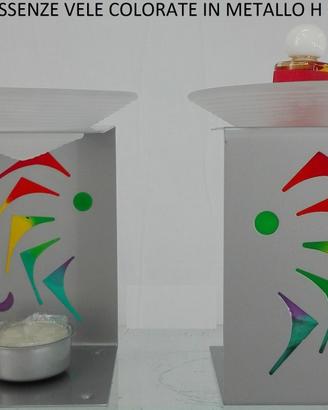 Scalda Essenze Profumate in Vetro-Alluminio