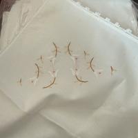 Tovaglietta vintage in cotone bianco, di qualità