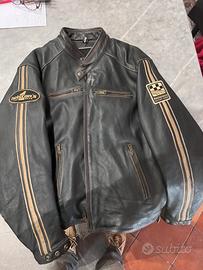 Giacca moto cuoio