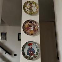 Set 3 Piatti Decorativi Ceramica