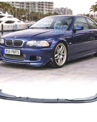SPOILER LABBRO ANTERIORE BMW E46 COUPE LOOK M NERO