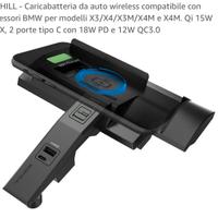 Caricabatteria da auto wireless BMW