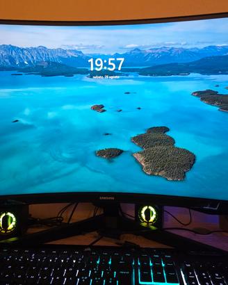 Samsung Odyssey G55  27" Curvo 1440p 144 Hz