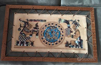 Quadro Maya “Tablero del Palacio” su pelle