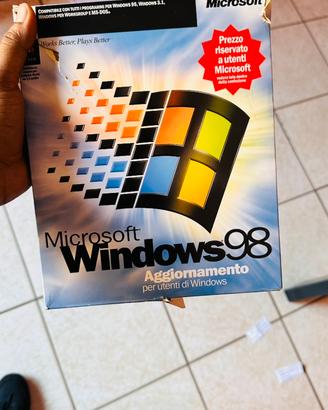 Windows 98 Big Box Originale Italiano - Vintage