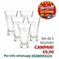Bicchieri Campari 