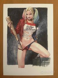 Omaggio a Margot Robbie di Milo Manara