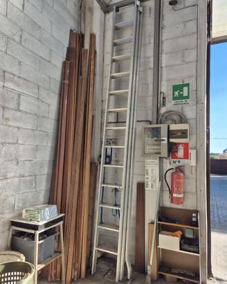 Scala alluminio professionale a 3 pezzi