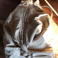 Morbidissimo zaino in pelle color crema