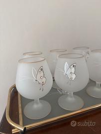 Set 6 bicchieri con vasosio