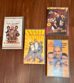 3 VHS + 1 DVD Aldo Giovanni Giacomo
