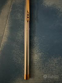 Penna a sfera Paper Mate vintage acciaio e oro
